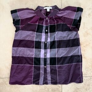 Burberry Purple Casual Shirt
